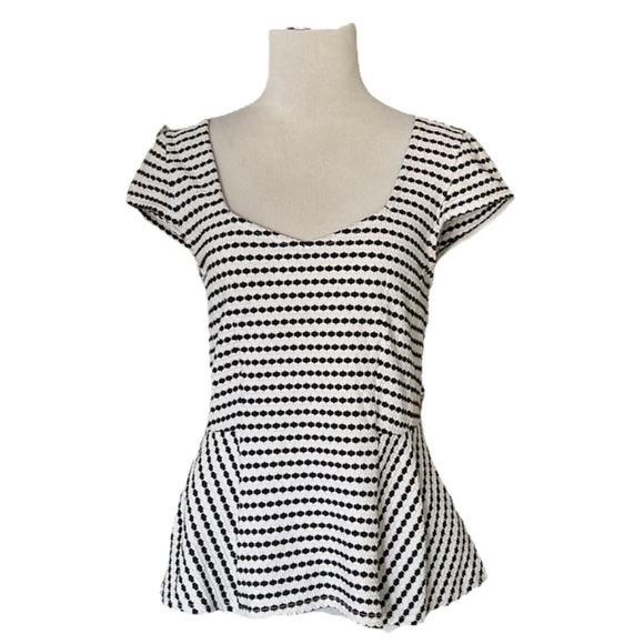 Lots 3 Anthropologie high low babydoll peplum tops xs & s - Picture 3 of 3